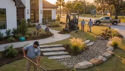 New Orleans, LA landscaping design team providing professional yard and garden services