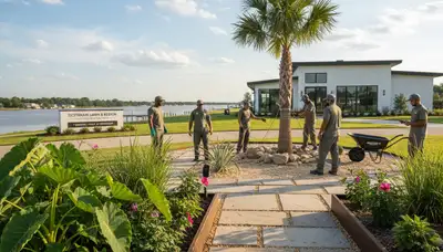 Landscape design service in New Orleans, LA for residential and commercial outdoor spaces