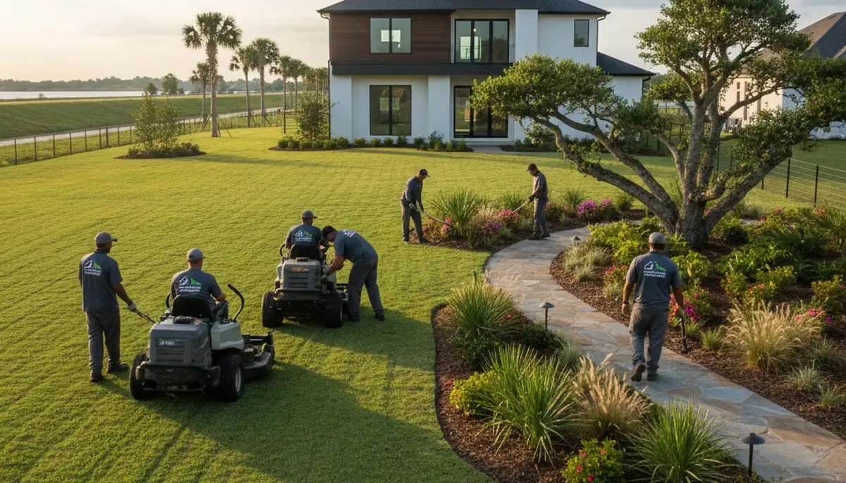 Landscape design service in New Orleans, LA for residential and commercial outdoor spaces