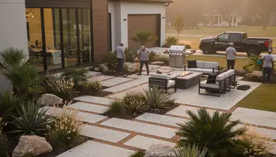 New Orleans, LA landscaping service for residential and commercial outdoor design and maintenance