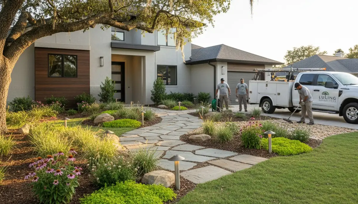 New Orleans, LA landscaping design for a professional residential outdoor space