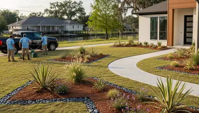 New Orleans, LA landscaping service for custom landscape design and maintenance