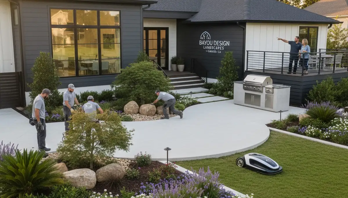 New Orleans, LA landscaping design for residential and commercial outdoor spaces