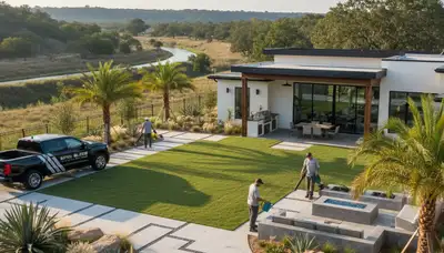 Landscape design project in New Orleans, LA for a residential yard by New Orleans Landscape Design