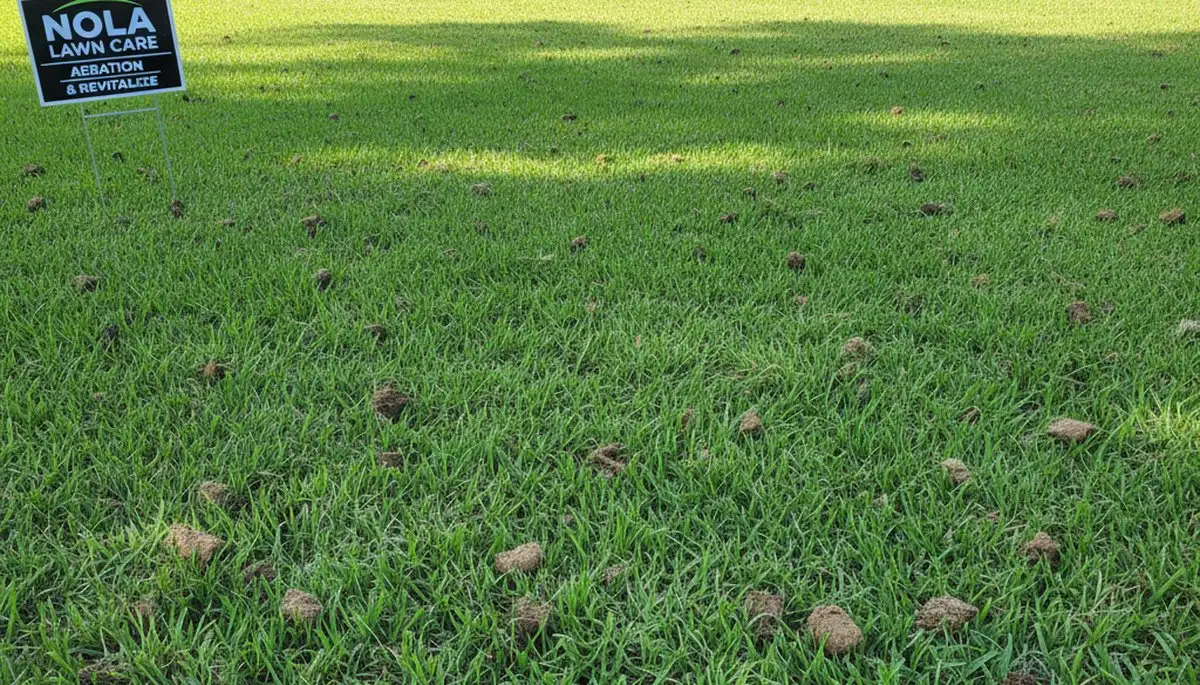Healthy lawn recovering after aeration by Chop Chop Landscaping in New Orleans, LA