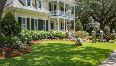 Pristine residential lawn care results in New Orleans, LA by Chop Chop Landscaping